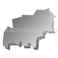 Crockett County School District in Alamo, Tennessee (Gray Gradient Fill with Shadow)