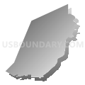 State House District 18, Military, Alaska (Gray Gradient Fill with Shadow)