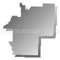 State House District 19, Arkansas (Gray Gradient Fill with Shadow)