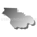 State House District 66, Arkansas (Gray Gradient Fill with Shadow)