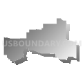 Assembly District 40, California (Gray Gradient Fill with Shadow)