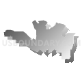 Assembly District 45, California (Gray Gradient Fill with Shadow)