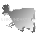 Assembly District 47, California (Gray Gradient Fill with Shadow)