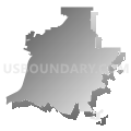 Assembly District 57, California (Gray Gradient Fill with Shadow)