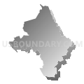 Assembly District 7, California (Gray Gradient Fill with Shadow)