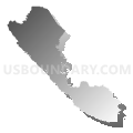 Assembly District 21, California (Gray Gradient Fill with Shadow)