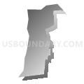 State House District 58, Connecticut (Gray Gradient Fill with Shadow)