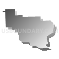 State House District 109, Florida (Gray Gradient Fill with Shadow)