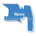 State House District 83, Florida (Solid Fill with Shadow)