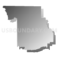 State House District 68, Illinois (Gray Gradient Fill with Shadow)