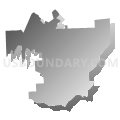 State House District 84, Indiana (Gray Gradient Fill with Shadow)