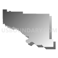 State House District 22, Iowa (Gray Gradient Fill with Shadow)