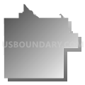 State House District 93, Iowa (Gray Gradient Fill with Shadow)
