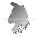 State House District 50, Maine (Gray Gradient Fill with Shadow)