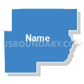 State House District 8B, Minnesota (Solid Fill with Shadow)