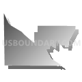 State House District 47A, Minnesota (Gray Gradient Fill with Shadow)