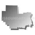 State House District 11, Missouri (Gray Gradient Fill with Shadow)