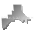 Assembly District 18, Nevada (Gray Gradient Fill with Shadow)