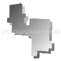 State House District 96, Ohio (Gray Gradient Fill with Shadow)