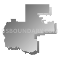 State House District 63, Oklahoma (Gray Gradient Fill with Shadow)