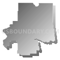 State House District 5, Oklahoma (Gray Gradient Fill with Shadow)