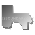 State House District 48, Oklahoma (Gray Gradient Fill with Shadow)