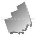 State House District 105, Pennsylvania (Gray Gradient Fill with Shadow)
