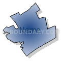 State House District 171, Pennsylvania (Radial Fill with Shadow)