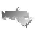 State House District 58, Utah (Gray Gradient Fill with Shadow)