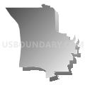 State House District 61, Utah (Gray Gradient Fill with Shadow)