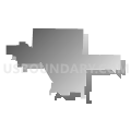 Assembly District 17, Wisconsin (Gray Gradient Fill with Shadow)