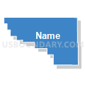 State House District 27, Wyoming (Solid Fill with Shadow)