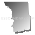 State House District 25, Wyoming (Gray Gradient Fill with Shadow)