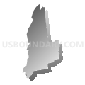 State Senate District 6, Connecticut (Gray Gradient Fill with Shadow)
