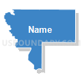 State Senate District 49, Minnesota (Solid Fill with Shadow)
