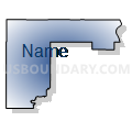State Senate District 21, Nebraska (Radial Fill with Shadow)