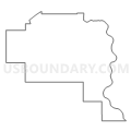State Senate District 2, Nebraska (Light Gray Border)