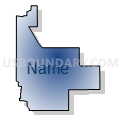State Senate District 31, Nebraska (Radial Fill with Shadow)