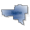 State Senate District 9, Nebraska (Radial Fill with Shadow)