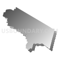 State Senate District 39, New Jersey (Gray Gradient Fill with Shadow)