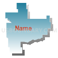 State Senate District 4, North Dakota (Blue Gradient Fill with Shadow)