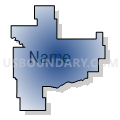 State Senate District 4, North Dakota (Radial Fill with Shadow)