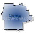 State Senate District 5, North Dakota (Radial Fill with Shadow)