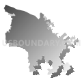 State Senate District 42, Pennsylvania (Gray Gradient Fill with Shadow)