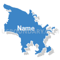 State Senate District 42, Pennsylvania (Solid Fill with Shadow)