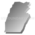 State Senate District 30, Pennsylvania (Gray Gradient Fill with Shadow)