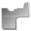 State Senate District 30, South Dakota (Gray Gradient Fill with Shadow)