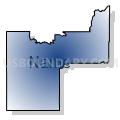 State Senate District 30, South Dakota (Radial Fill with Shadow)