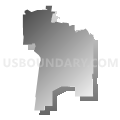 State Senate District 32, South Dakota (Gray Gradient Fill with Shadow)