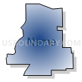 State Senate District 14, South Dakota (Radial Fill with Shadow)